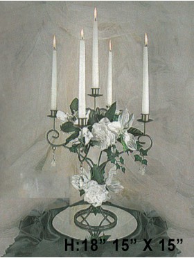 PEWTER CANDLE HOLDER